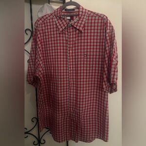 Tommy Hilfiger Vintage Men’s Short Sleeve Button Down Shirt Size XL